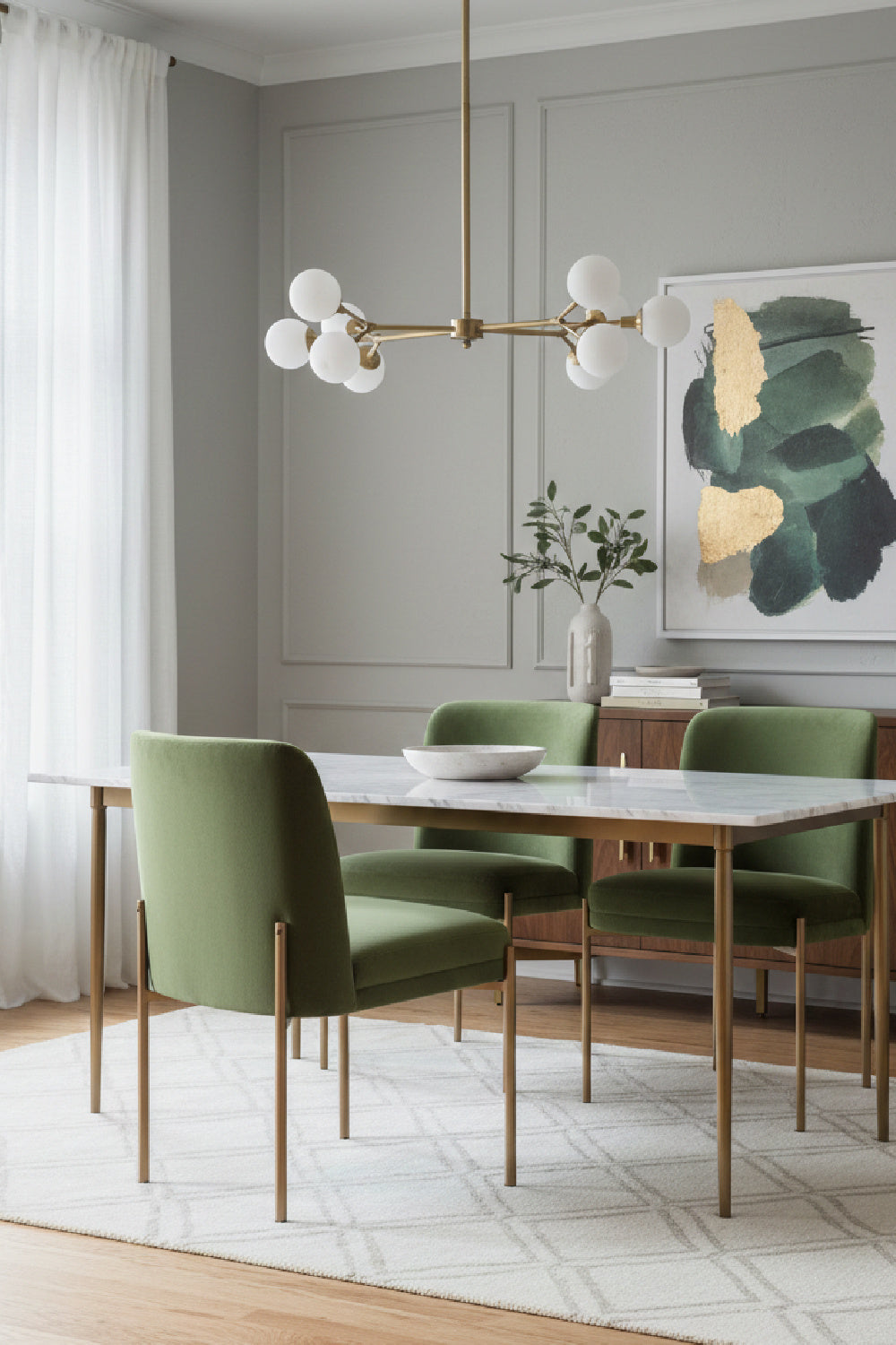 Modern European furniture - Textured Fabric Dining Chair - www.oroa.com