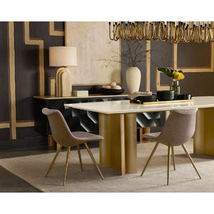   Modern European furniture - Faceted Black 4-Door Sideboard - www.oroa.com | Oroa.com