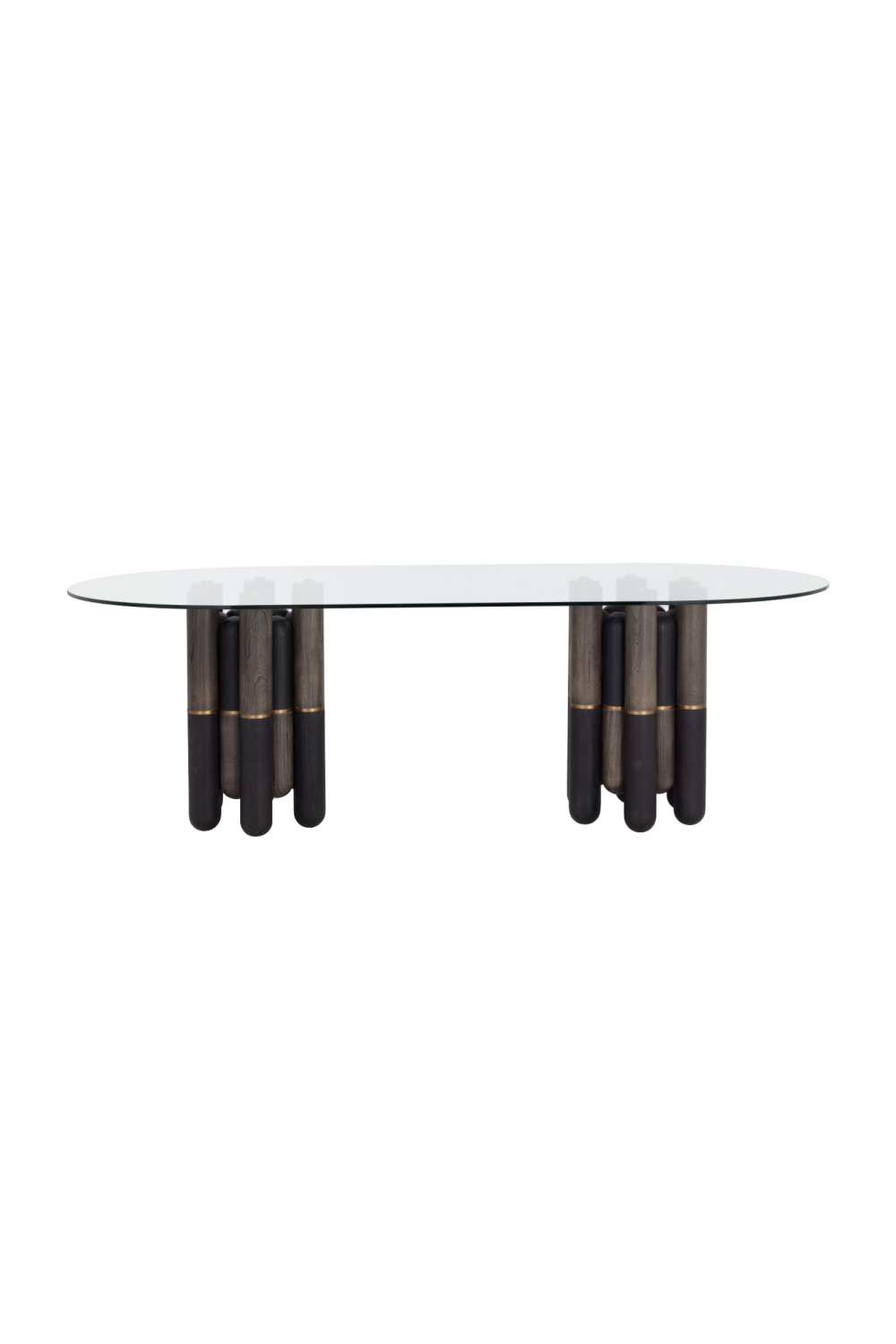   Modern European furniture - Glass Oval Dining Table  - www.oroa.com | Oroa.com
