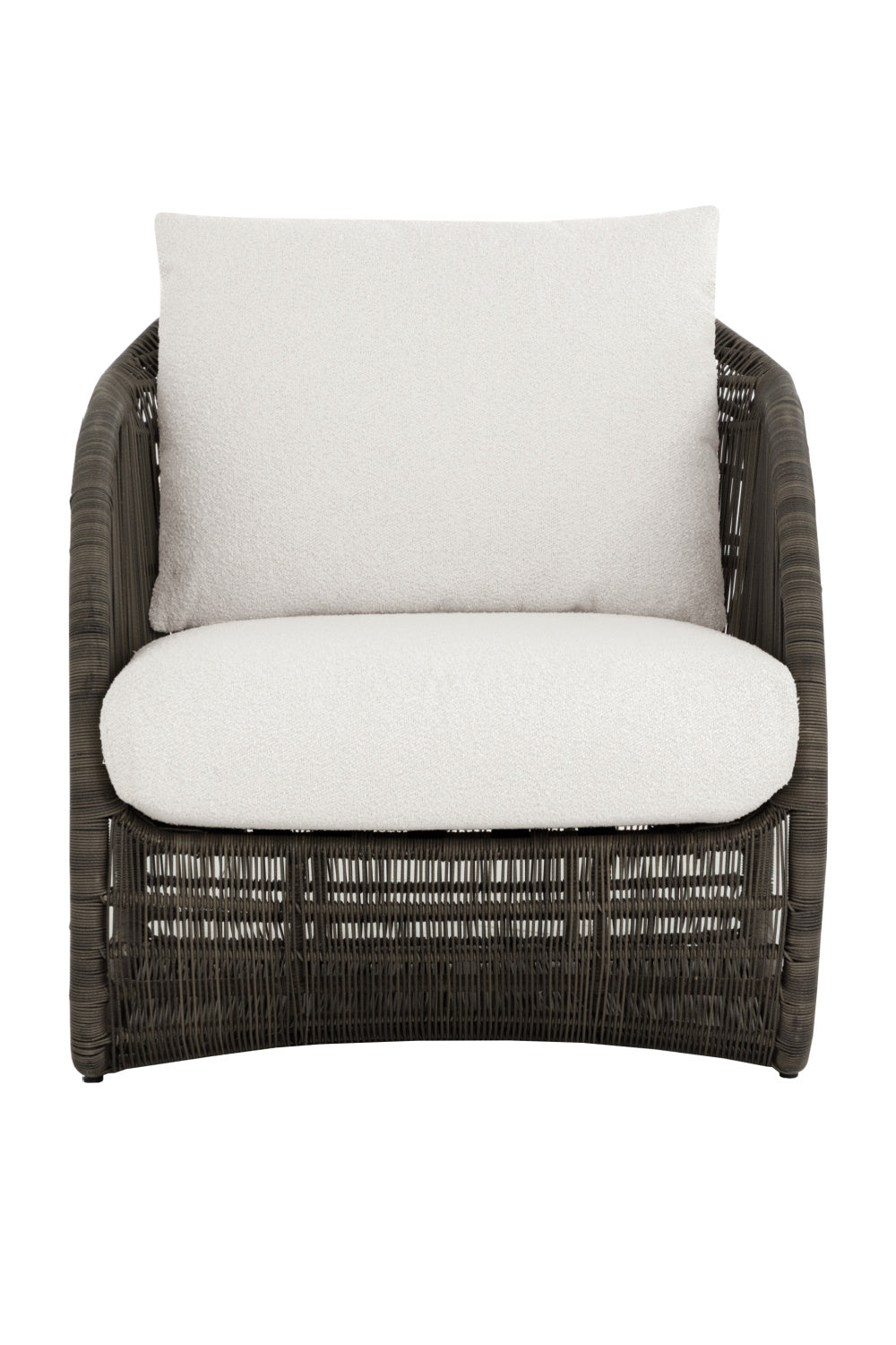 Modern European furniture - Cream Padded Indoor/Outdoor Lounge Chair - www.oroa.com