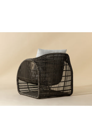 Modern European furniture - Cream Padded Indoor/Outdoor Lounge Chair - www.oroa.com