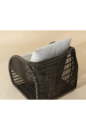 Modern European furniture - Cream Padded Indoor/Outdoor Lounge Chair - www.oroa.com