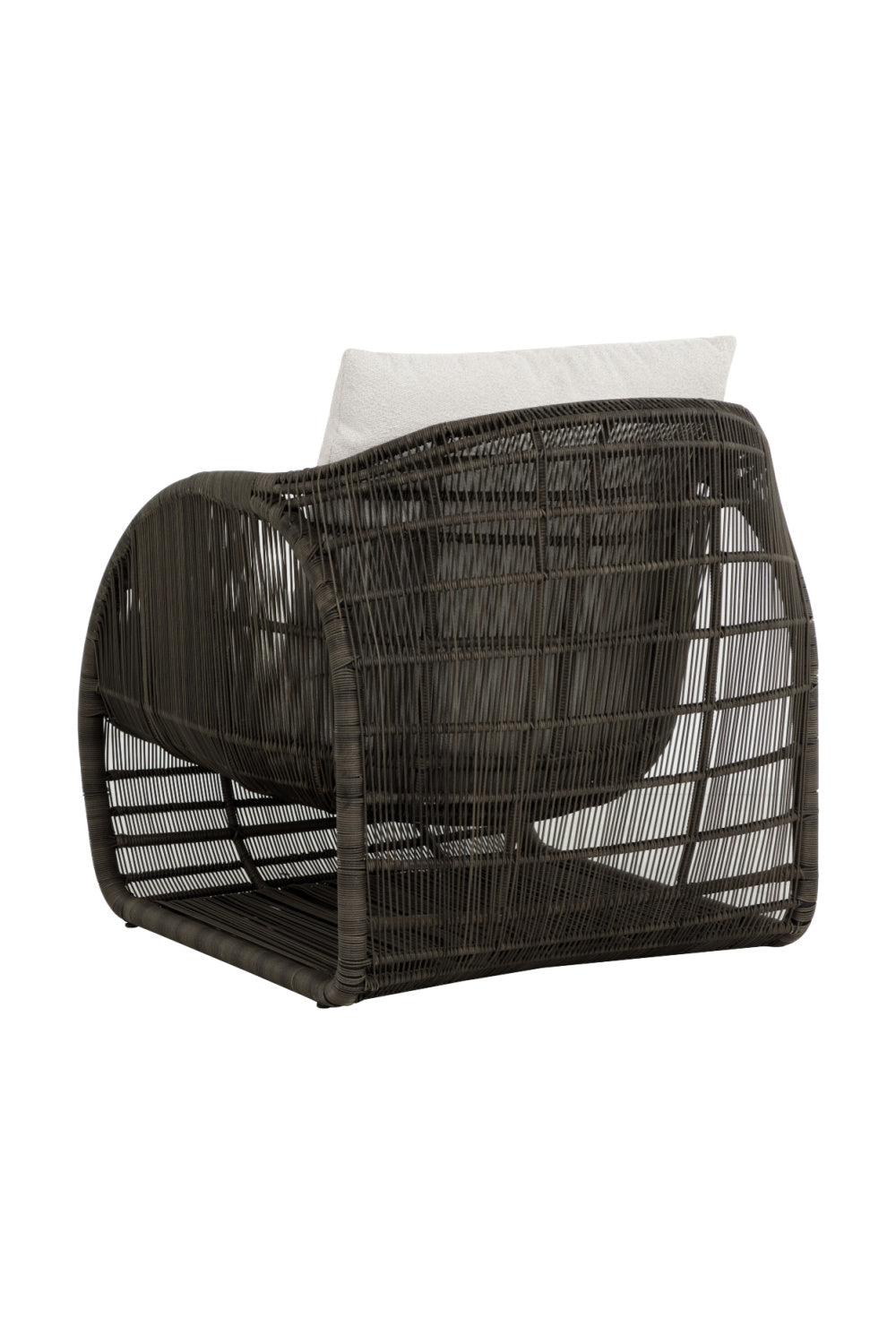 Modern European furniture - Cream Padded Indoor/Outdoor Lounge Chair - www.oroa.com