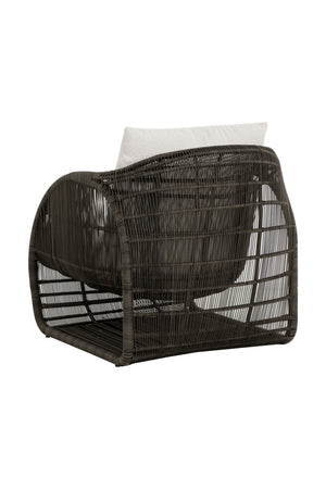 Modern European furniture - Cream Padded Indoor/Outdoor Lounge Chair - www.oroa.com