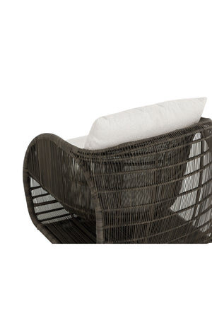 Modern European furniture - Cream Padded Indoor/Outdoor Lounge Chair - www.oroa.com