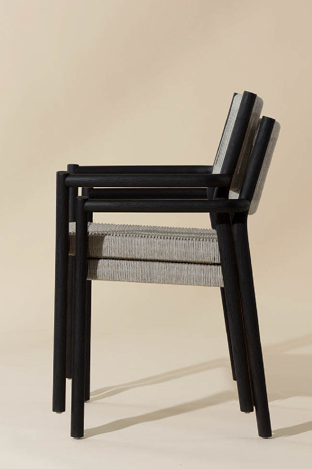 Modern European furniture - Stackable Outdoor Dining Armchairs (2) - www.oroa.com