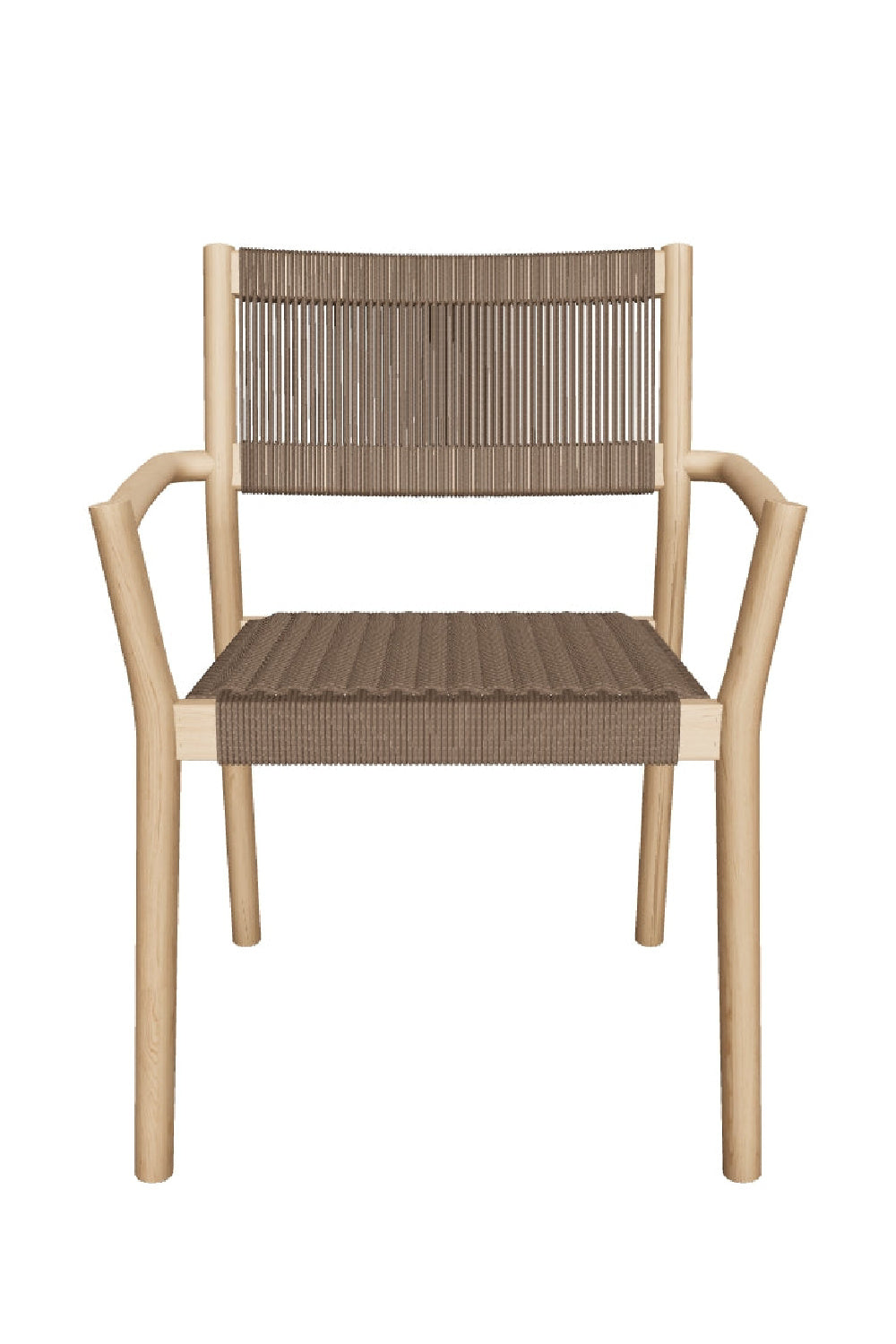 Modern European furniture - Stackable Outdoor Dining Armchairs (2) - www.oroa.com