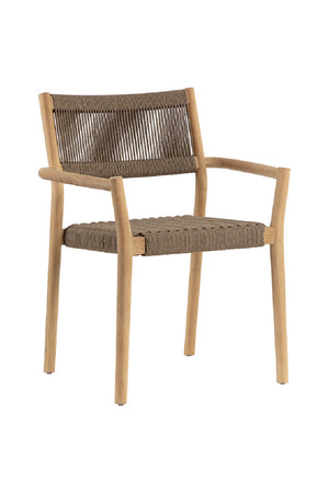 Modern European furniture - Stackable Outdoor Dining Armchairs (2) - www.oroa.com