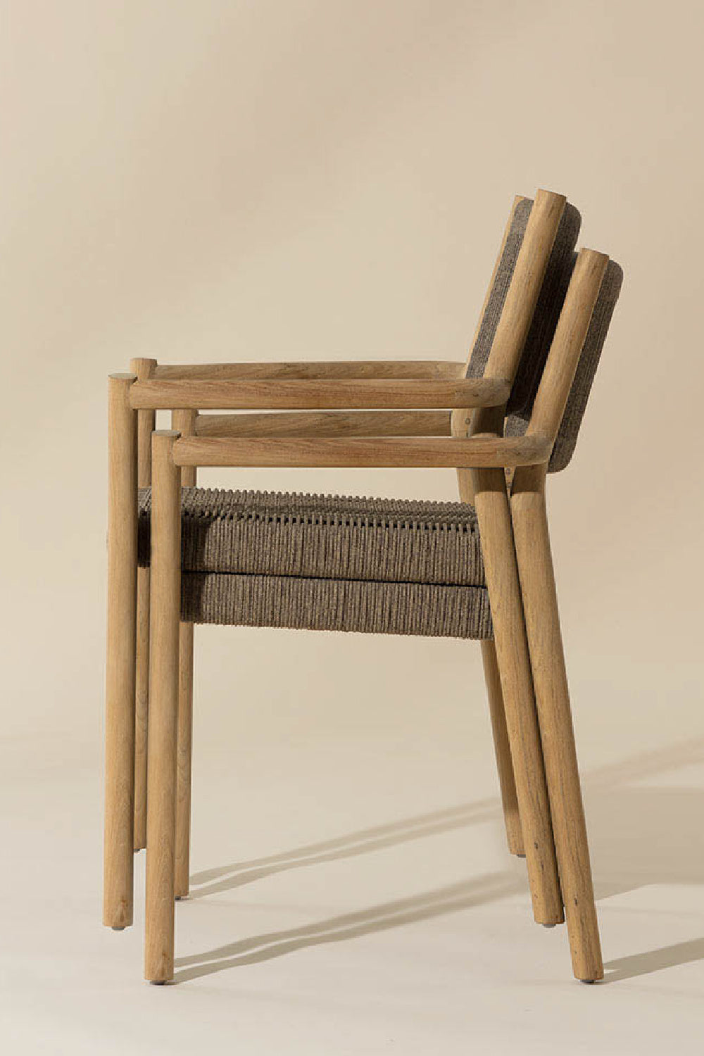 Modern European furniture - Stackable Outdoor Dining Armchairs (2) - www.oroa.com