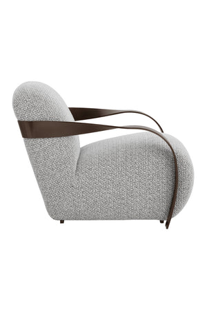   Modern European furniture - Twisted Brass Arm Lounge Chair - www.oroa.com | Oroa.com