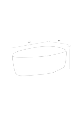   Modern European furniture - Curved Upholstered Ottoman - www.oroa.com | Oroa.com