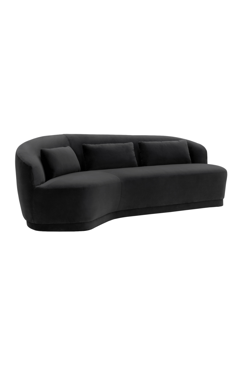 Modern European furniture - Minimalist Curved Sofa - www.oroa.com