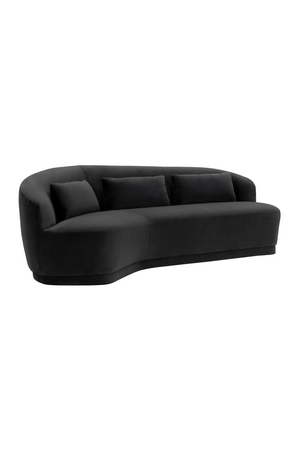 Modern European furniture - Minimalist Curved Sofa - www.oroa.com