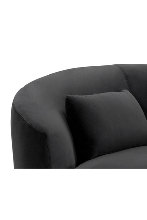 Modern European furniture - Minimalist Curved Sofa - www.oroa.com