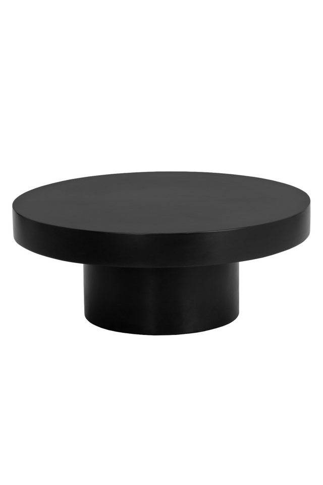 Modern European furniture - Round Gray Concrete Indoor/Outdoor Coffee Table - www.oroa.com