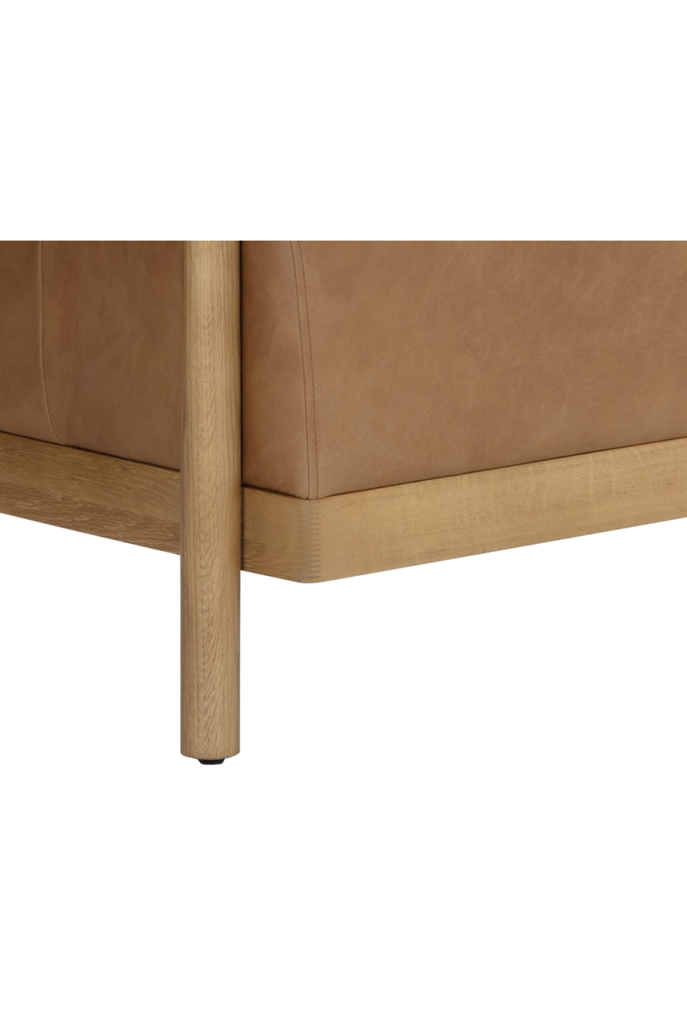 Modern European furniture - Brown Leather Sofa - www.oroa.com