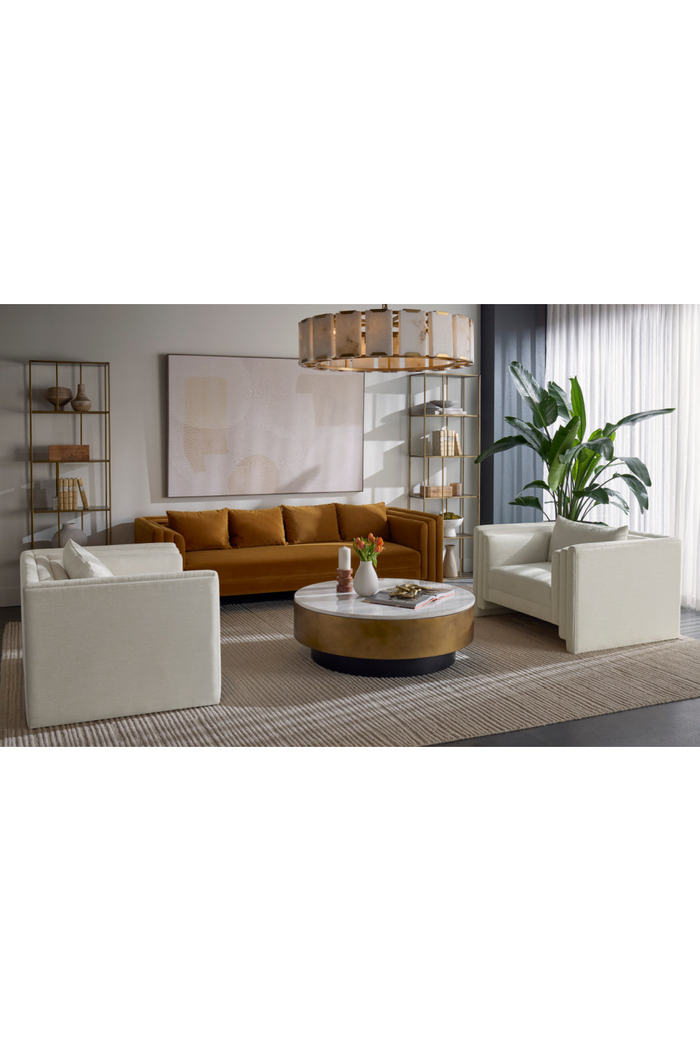 Modern European furniture - Fabric Modern Sofa - www.oroa.com