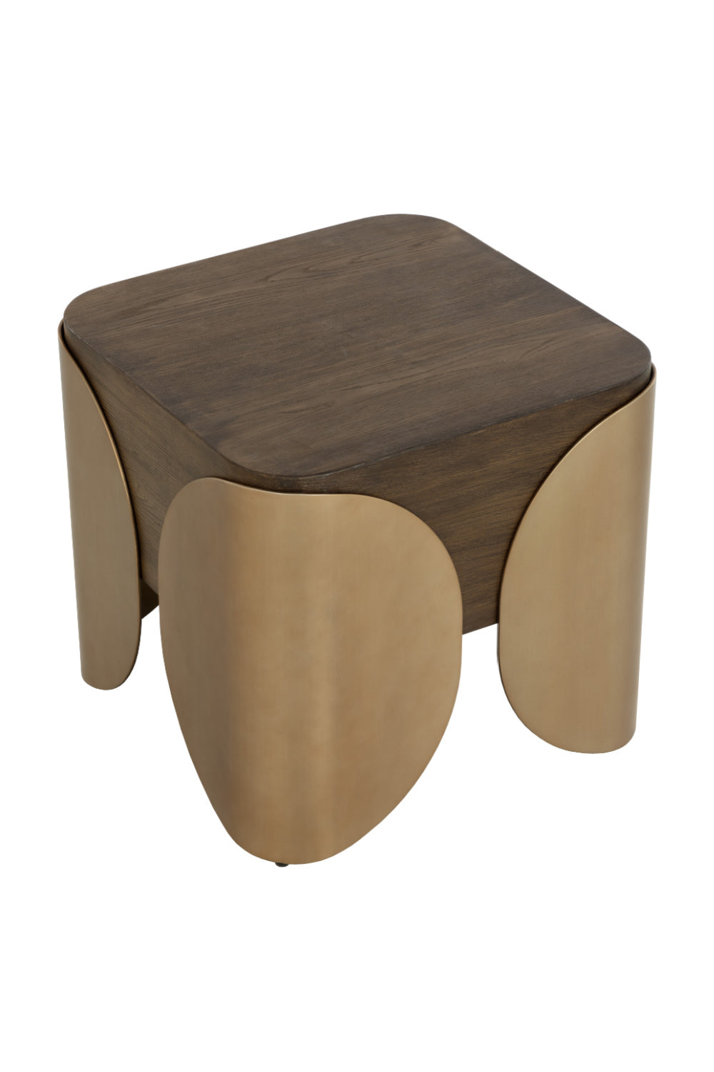 Modern European furniture - Timber Effect Indoor/Outdoor Side Table - www.oroa.com