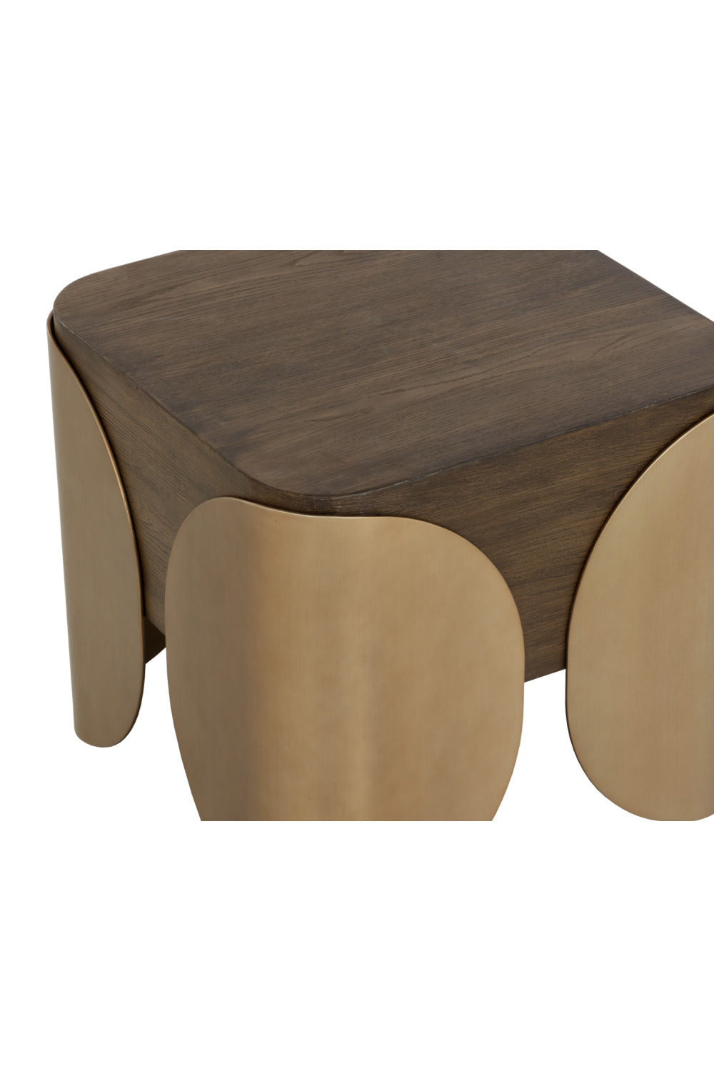 Modern European furniture - Timber Effect Indoor/Outdoor Side Table - www.oroa.com