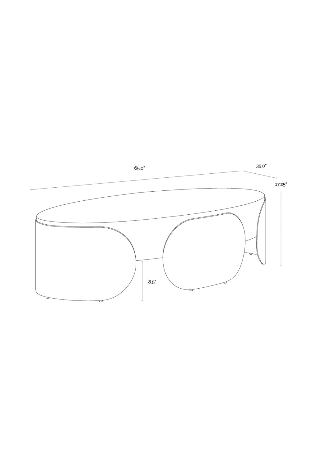   Modern European furniture - Timber Effect Indoor/Outdoor Coffee Table - www.oroa.com | Oroa.com