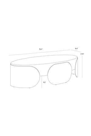   Modern European furniture - Timber Effect Indoor/Outdoor Coffee Table - www.oroa.com | Oroa.com