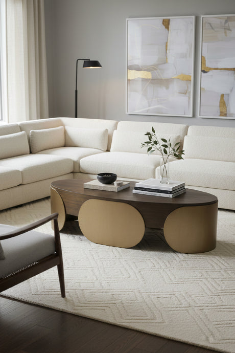 Modern European furniture - Timber Effect Indoor/Outdoor Coffee Table - www.oroa.com