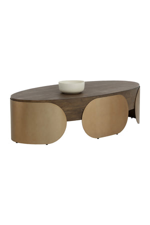   Modern European furniture - Timber Effect Indoor/Outdoor Coffee Table - www.oroa.com | Oroa.com