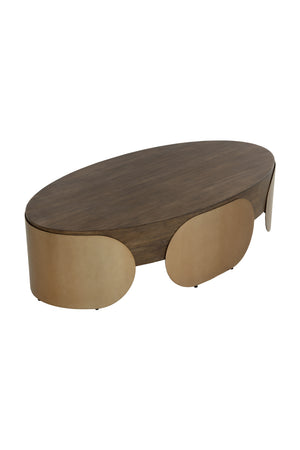   Modern European furniture - Timber Effect Indoor/Outdoor Coffee Table - www.oroa.com | Oroa.com