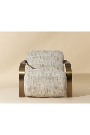   Modern European furniture - Twisted Brass Arm Lounge Chair - www.oroa.com | Oroa.com
