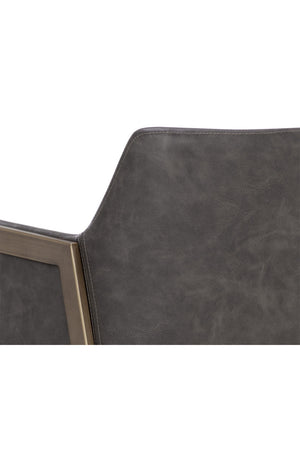 Modern European furniture - Leather-Look Bar Stool - www.oroa.com