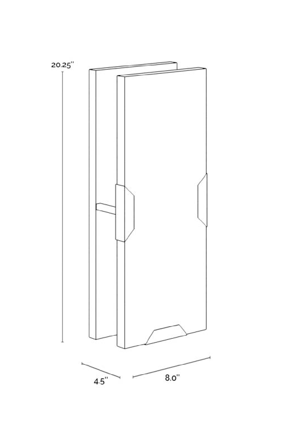 Modern European furniture - Alabaster Panel Wall Lamp - www.oroa.com