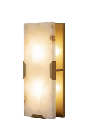 Modern European furniture - Alabaster Panel Wall Lamp - www.oroa.com