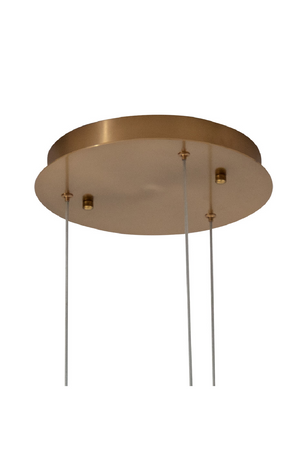   Modern European furniture - Gold 3 Ring Chandelier - www.oroa.com | Oroa.com