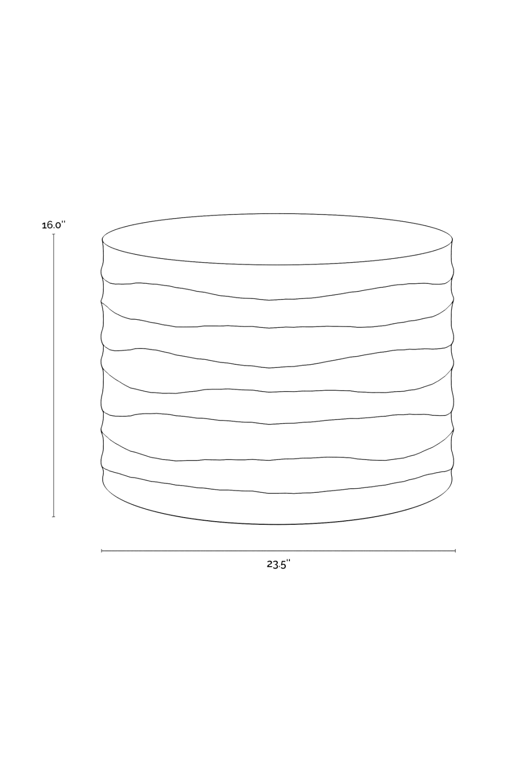   Modern European furniture - Hand-Sculpted Concrete Coffee Table - www.oroa.com | Oroa.com