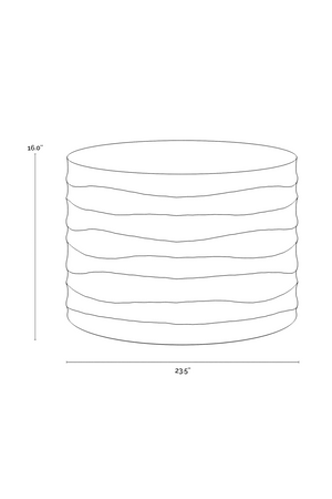   Modern European furniture - Hand-Sculpted Concrete Coffee Table - www.oroa.com | Oroa.com