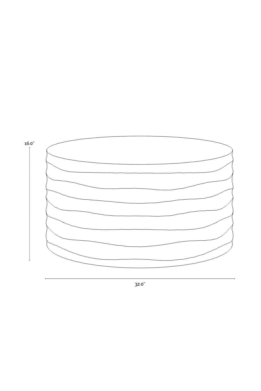   Modern European furniture - Hand-Sculpted Concrete Coffee Table - www.oroa.com | Oroa.com