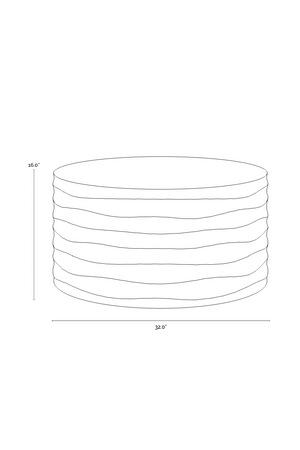   Modern European furniture - Hand-Sculpted Concrete Coffee Table - www.oroa.com | Oroa.com