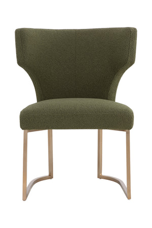   Modern European furniture - Green Wingback Dining Chair - www.oroa.com | Oroa.com