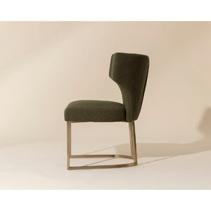   Modern European furniture - Green Wingback Dining Chair - www.oroa.com | Oroa.com