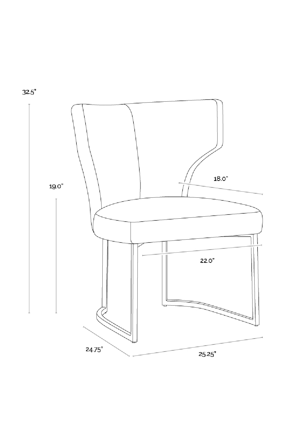   Modern European furniture - Green Wingback Dining Chair - www.oroa.com | Oroa.com