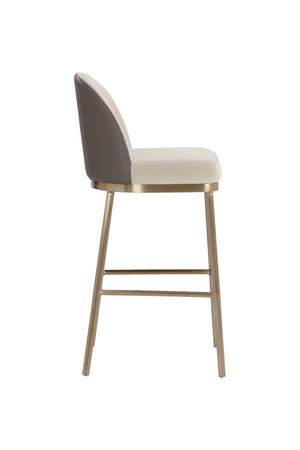   Modern European furniture - Taupe Modern Bar Stool - www.oroa.com | Oroa.com