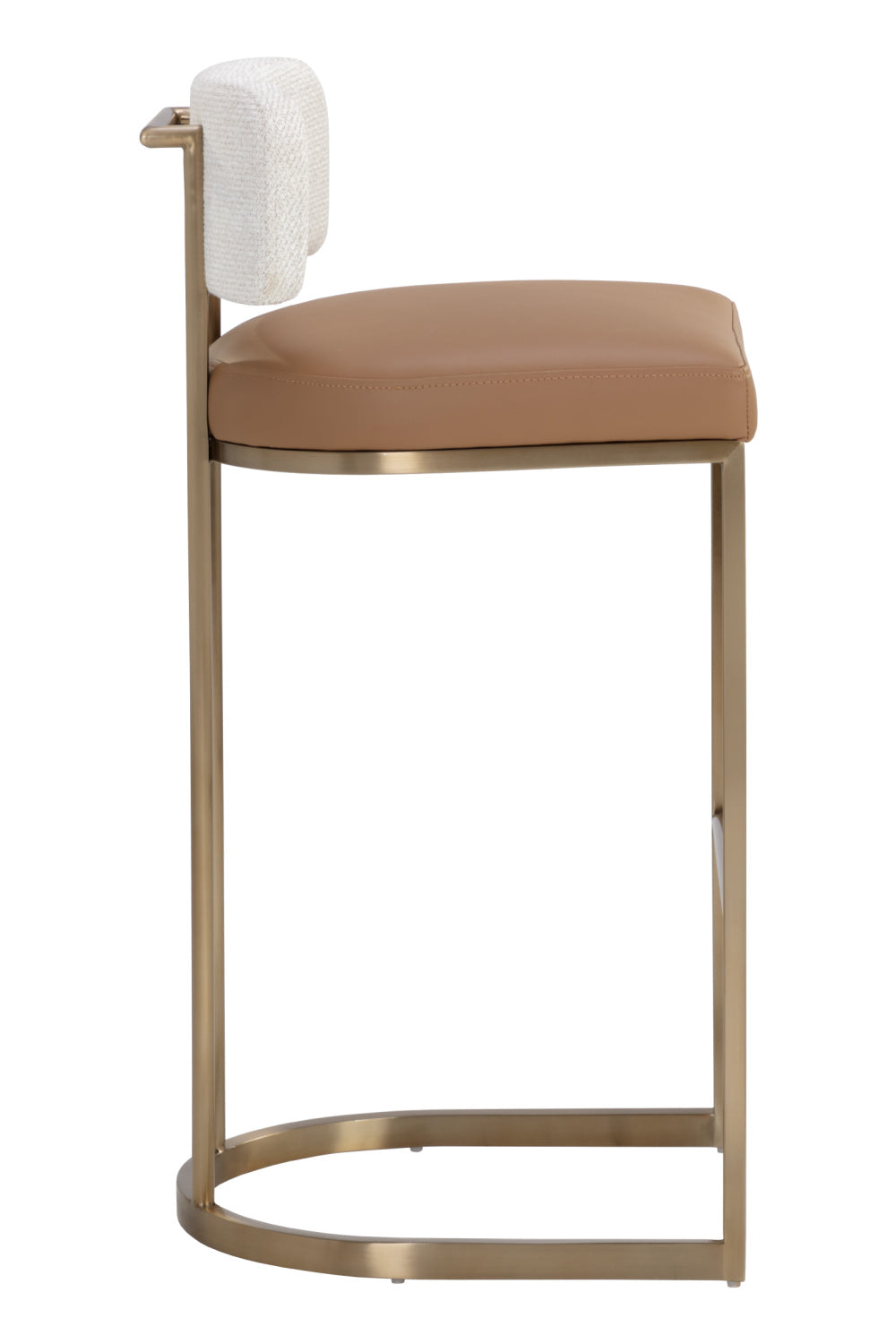 Modern European furniture - Two-Toned Low-Back Bar Stool - www.oroa.com