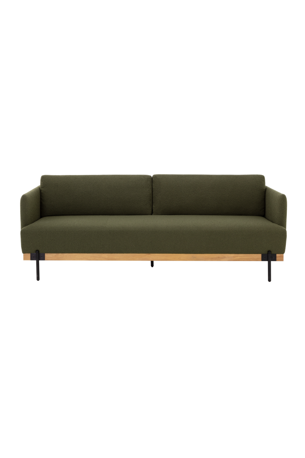   Modern European furniture - Oak Frame Boucle Sofa - www.oroa.com | Oroa.com