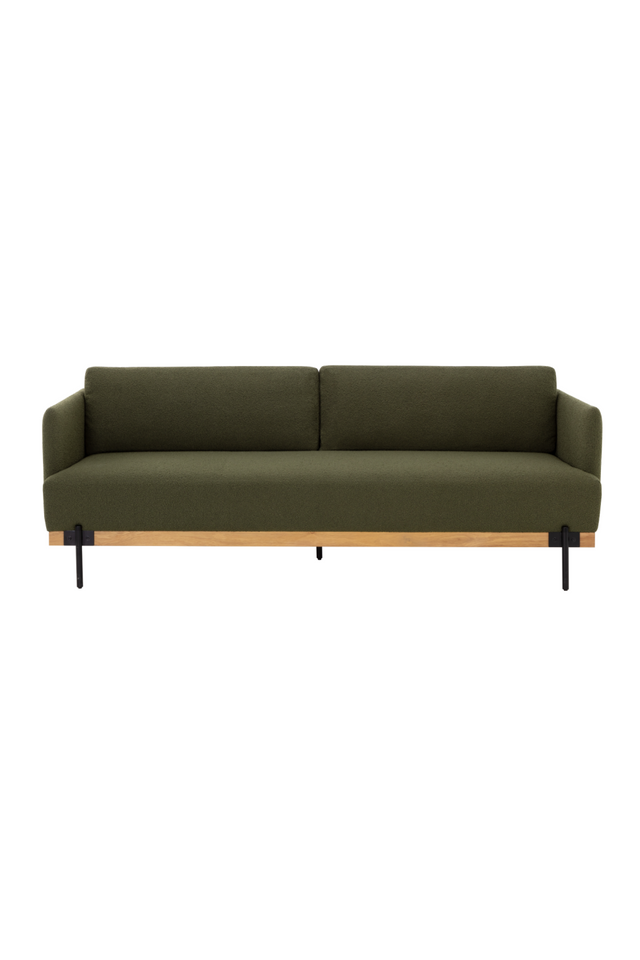 Modern European furniture - Oak Frame Boucle Sofa - www.oroa.com
