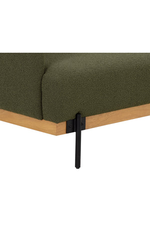   Modern European furniture - Oak Frame Boucle Sofa - www.oroa.com | Oroa.com