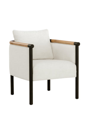 Modern European furniture - Curved Wood Frame Lounge Chair - www.oroa.com