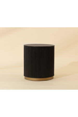   Modern European furniture - Reeded Oak Side Table - www.oroa.com | Oroa.com