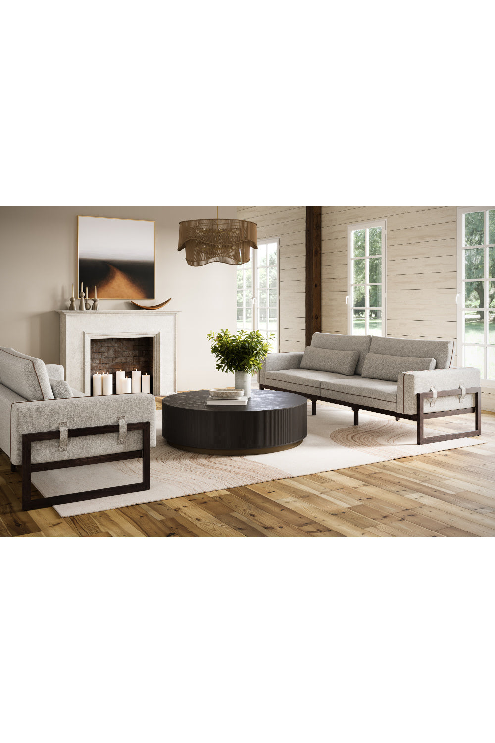   Modern European furniture - Reeded Oak Coffee Table - www.oroa.com | Oroa.com