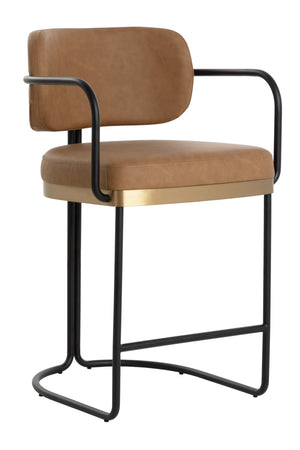 Modern European furniture - Modern Curved Seating Counter Stool - www.oroa.com