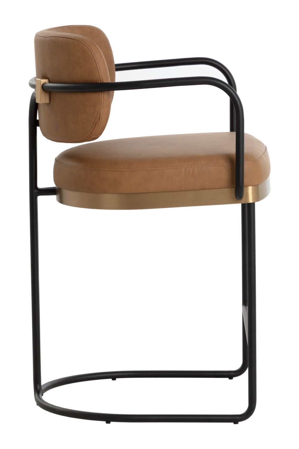 Modern European furniture - Modern Curved Seating Counter Stool - www.oroa.com